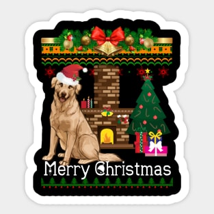 Ugly Christmas Sweater LABRADOR Sticker